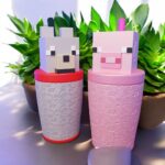 Vasos Milkshake Minecraft - 300ml - Imagen 3