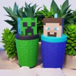 Vasos Milkshake Minecraft - 300ml - Imagen 4
