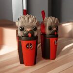 Vasos Milksake Deadpool & Wolverine - 300ml - Imagen 3