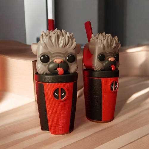 Vasos Milksake Deadpool & Wolverine - 300ml - Imagen 3