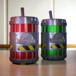 Vaso Jurassic World - Jaula (300ml)