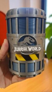 Combo Pochoclera con base + Vaso Jaula (300ml) - Imagen 2